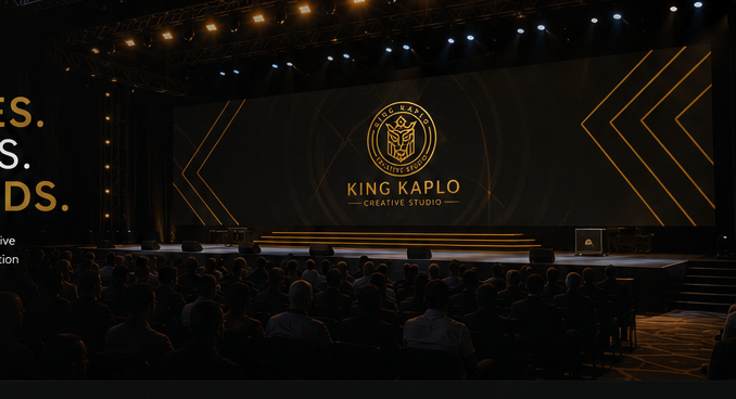 King Kaplo corporate live event stage